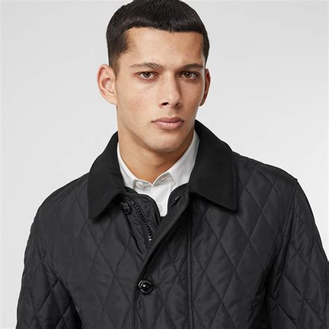 burberry men's quilted jacket sale.